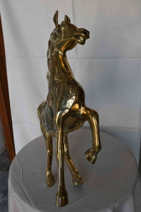 Brass horse