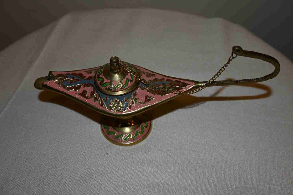 Brass Aladin charagh