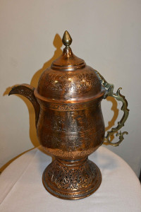 Copper samawar hand Engraved