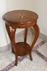 Wooden Victoria  table star design  size 15" top
