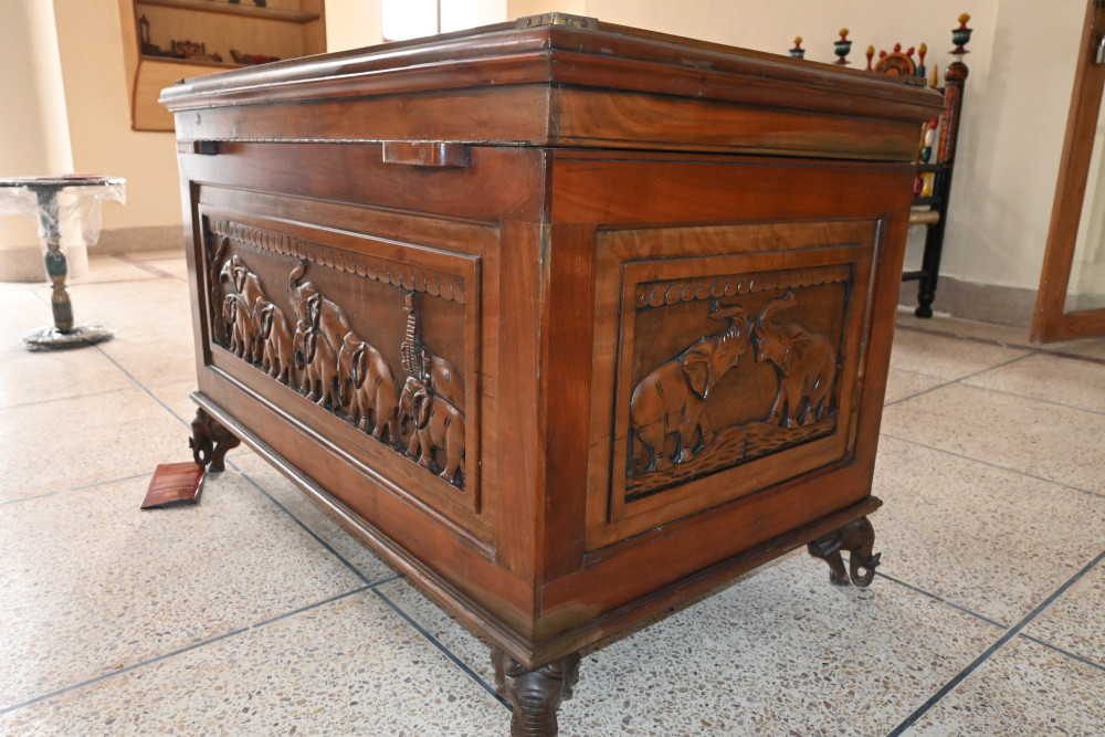 Wooden centre table carved seating anteeq