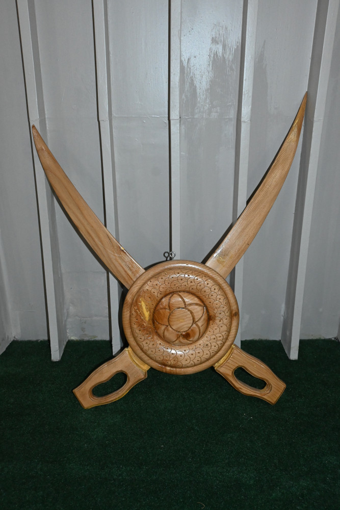Wooden sword set  made of deodar wood