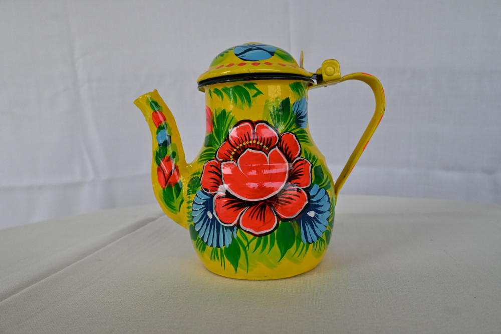 Truck Art tea kettle  metal team chini  size 6"