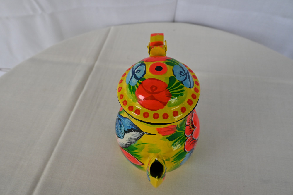 Truck Art tea kettle  metal team chini  size 6"