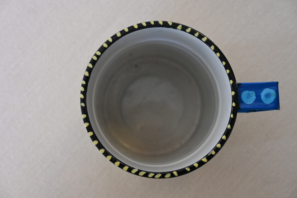 Tea Mug- Truck Art- Metal Tamb Cheeni