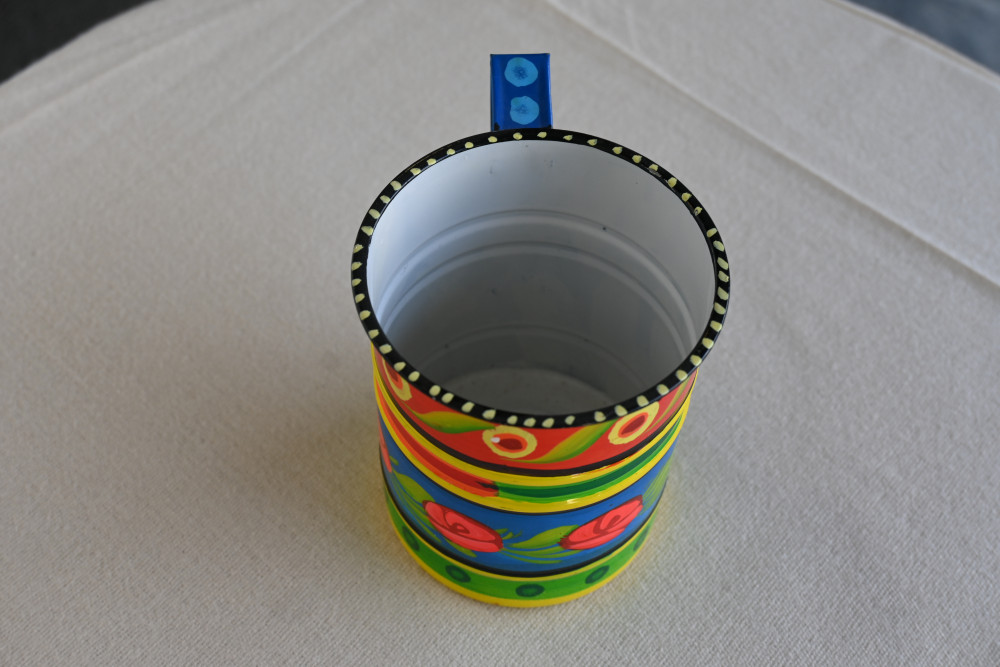 Tea Mug- Truck Art- Metal Tamb Cheeni