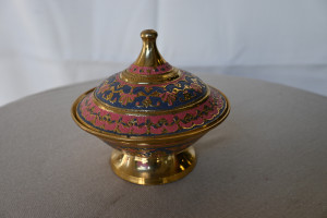 Brass Hot Pot/ Kulfi Candy- Small- Coloured