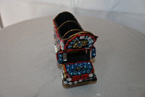 Truck baby toy- mirror work