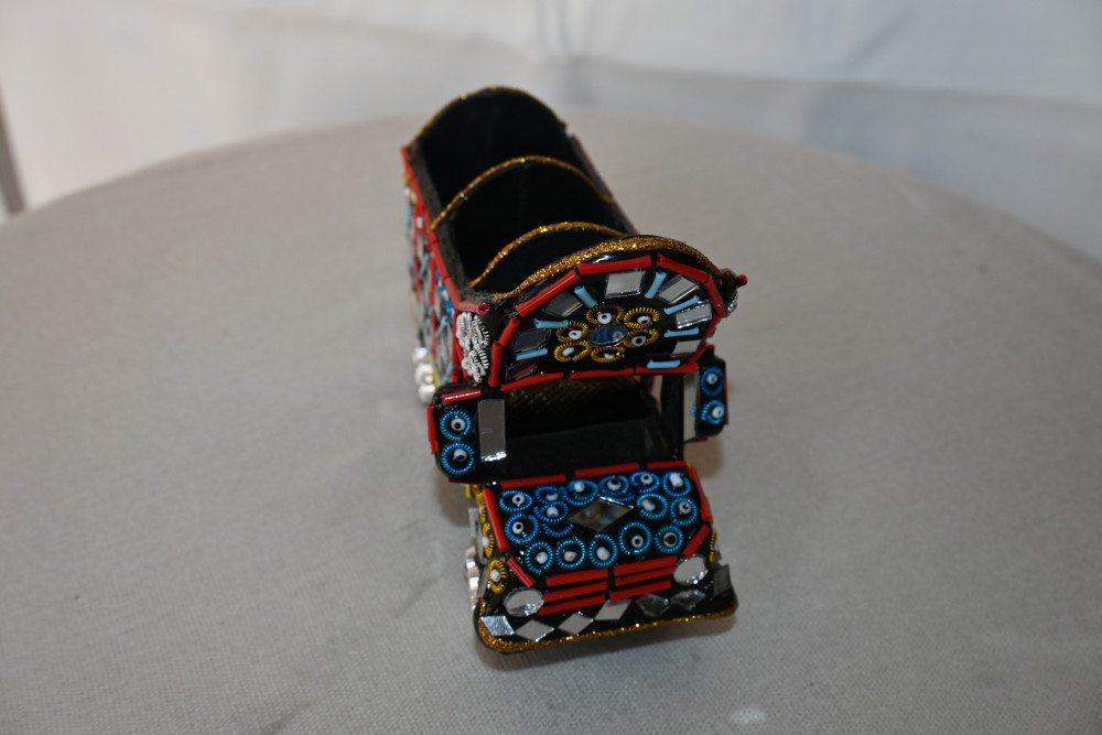 Truck baby toy- mirror work