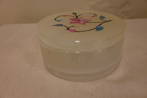 Onyx Powder Box Inlaid seashell